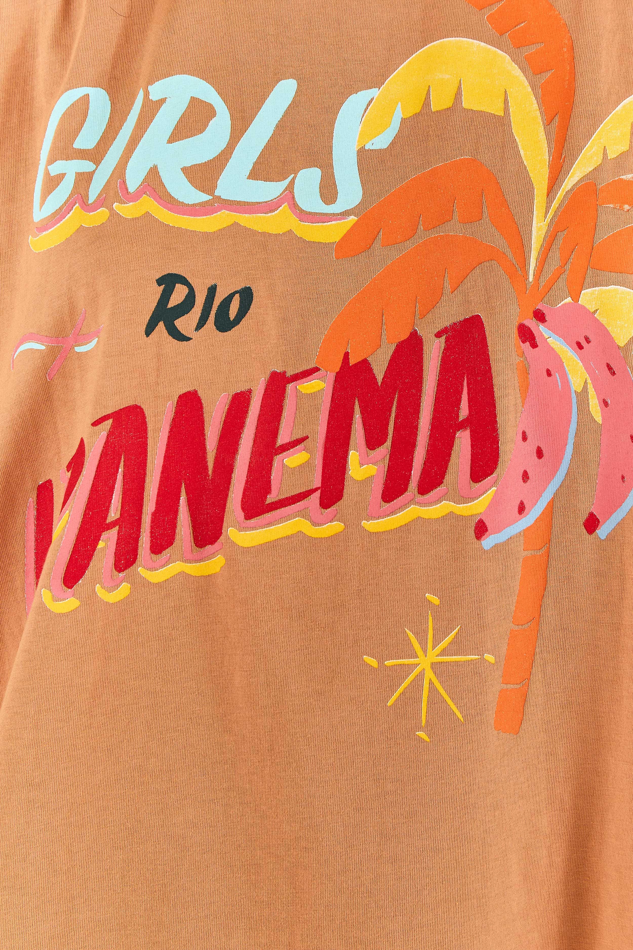 Brown Rio Ipanema T-Shirt Dress sold by FARM Rio product image thumbnail 5