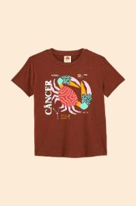 Cancer Zodiac Organic Cotton T-Shirt sold by FARM Rio