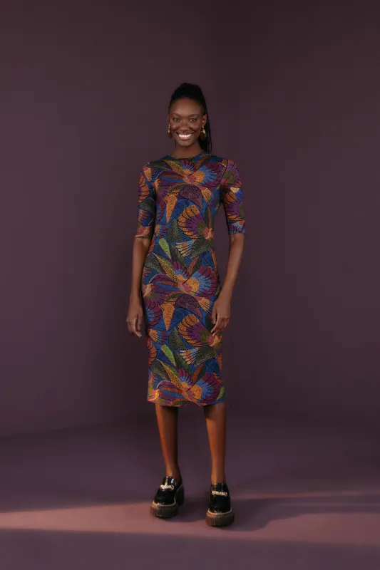 Dotted Macaws Lenzing™ Ecovero™ Viscose Dress sold by FARM Rio