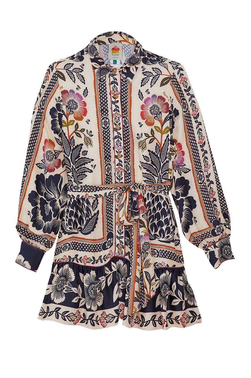 Romantic Garden Lenzing™ Ecovero™ Viscose Mini Dress sold by FARM Rio product image thumbnail 5