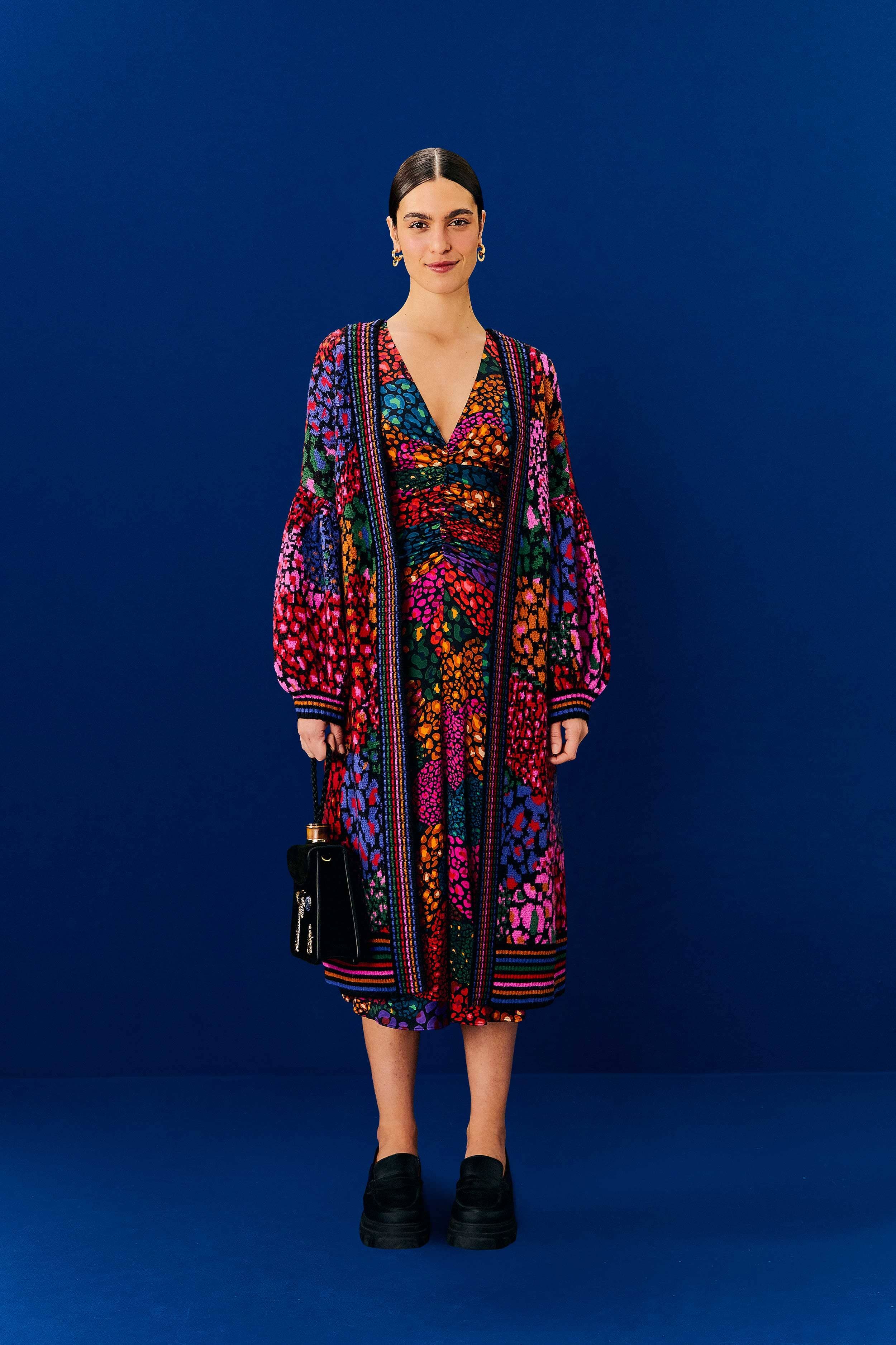 Rainbow Hearts Lenzing™ Ecovero™ Viscose Midi Dress sold by FARM Rio product image thumbnail 2