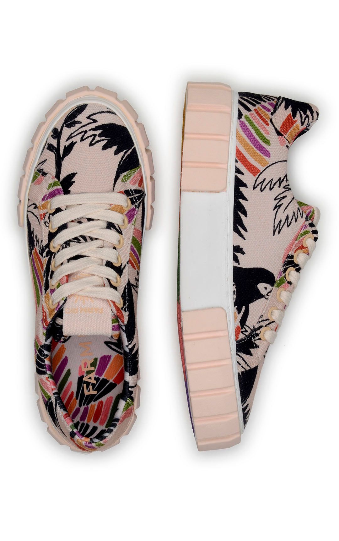 BIRDS FLATFORM SNEAKER sold by FARM Rio product image thumbnail 2