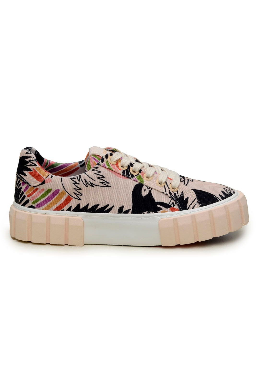 BIRDS FLATFORM SNEAKER sold by FARM Rio product image thumbnail 4