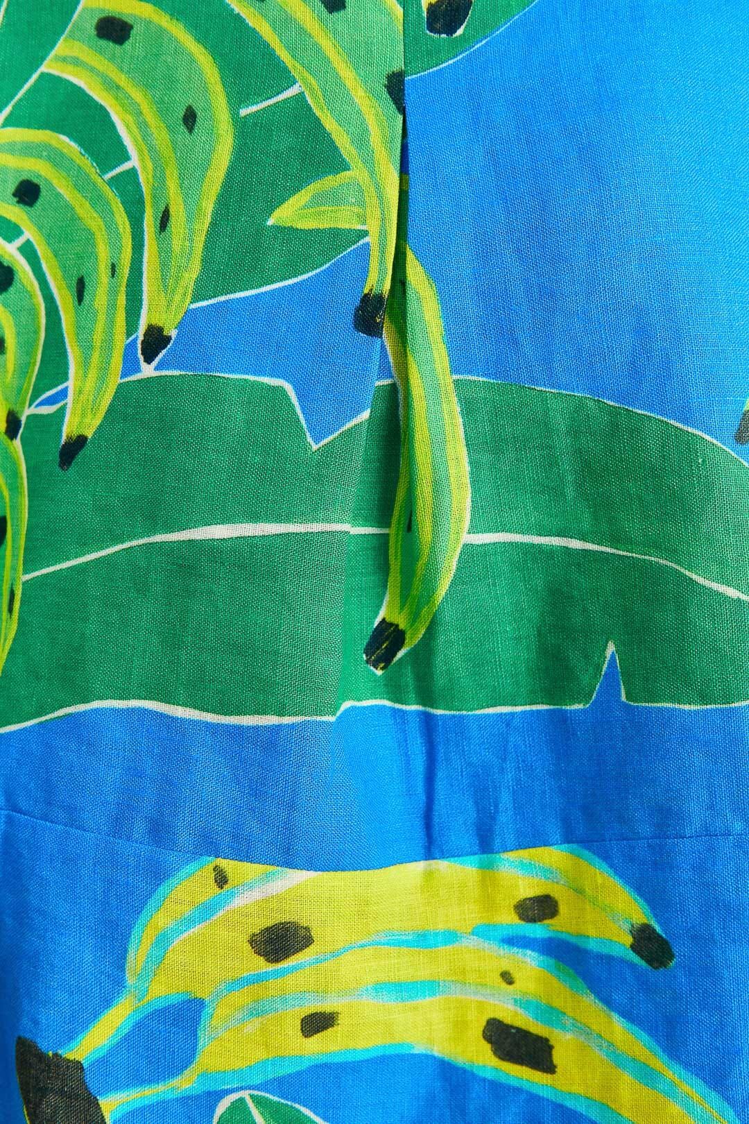 Blue Banana Leaves Shirt sold by FARM Rio product image thumbnail 5