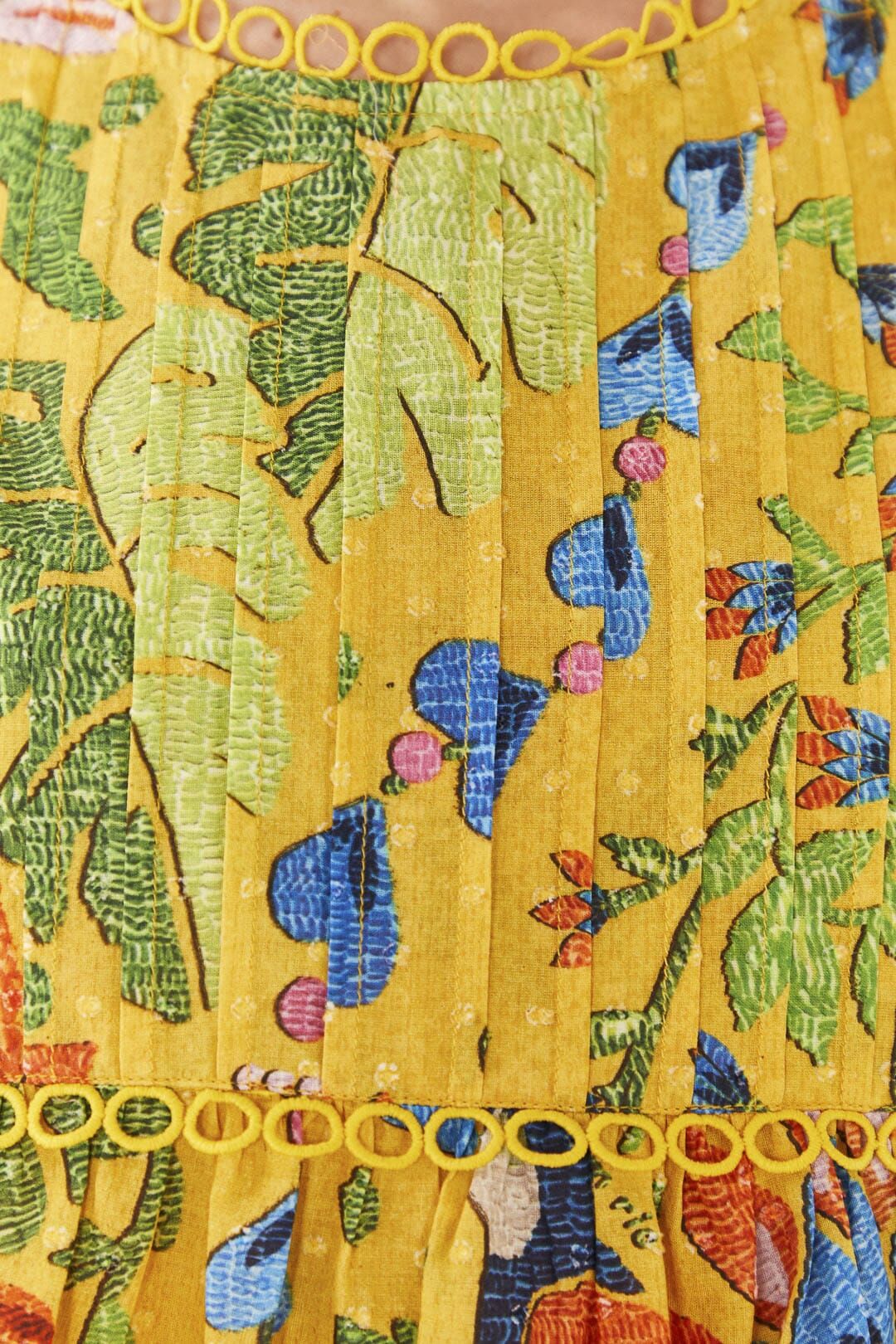 Yellow Summer Garden Blouse sold by FARM Rio product image thumbnail 5