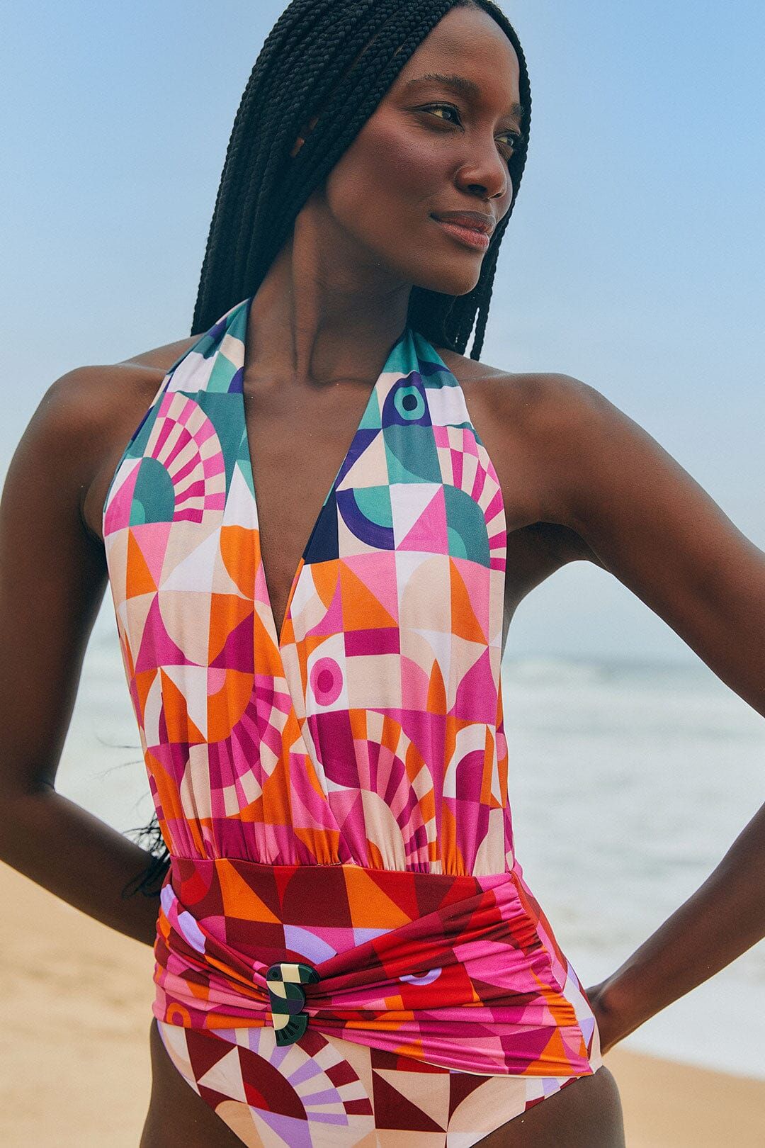 Ombre Graphic Toucans One Piece Swimsuit sold by FARM Rio product image thumbnail 3