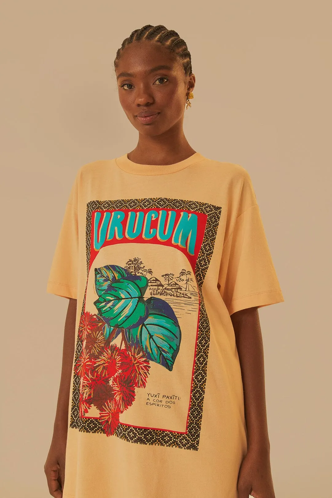 Urucum Relaxed T-Shirt sold by FARM Rio