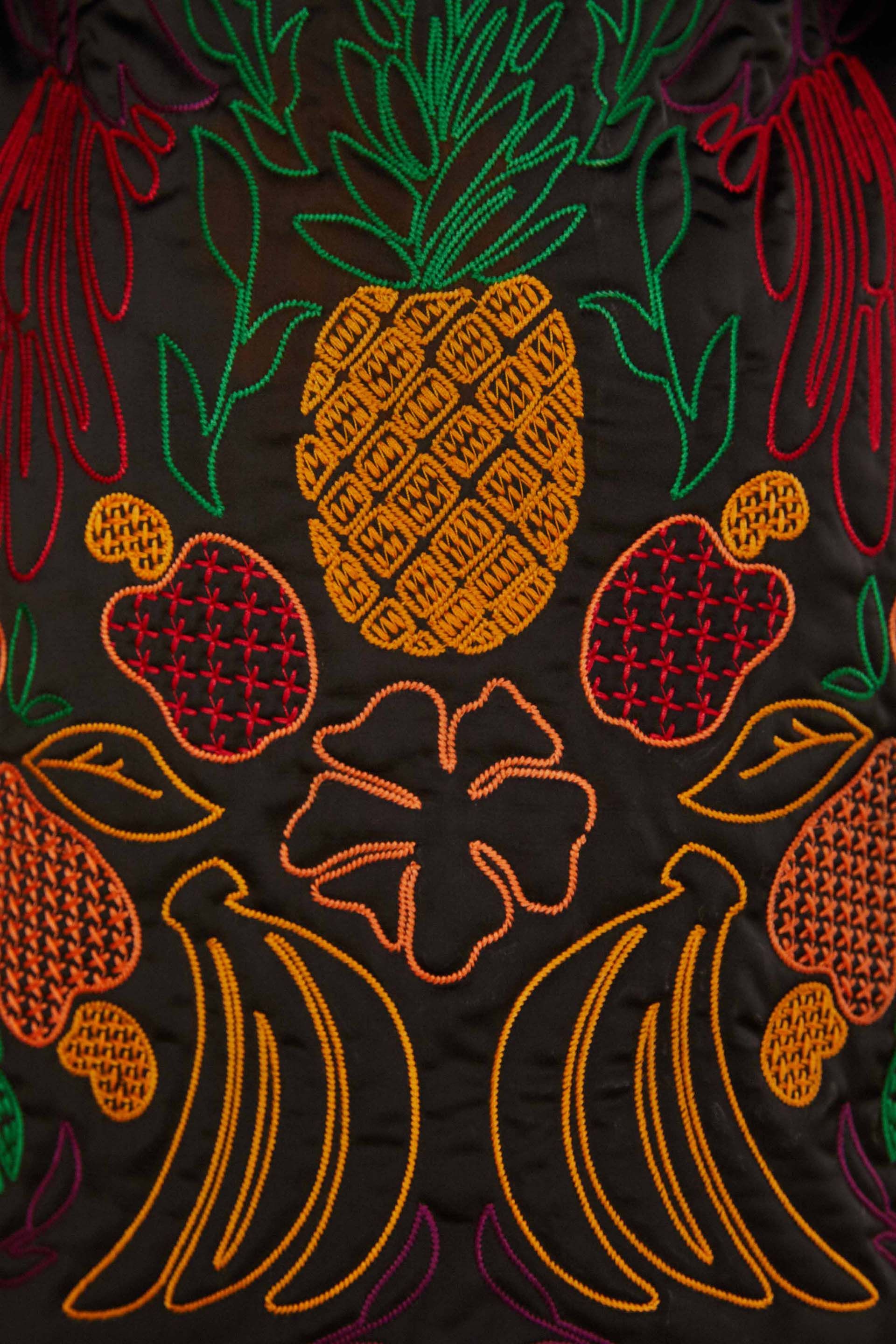 BLACK EMBROIDERED KIMONO sold by FARM Rio product image thumbnail 5