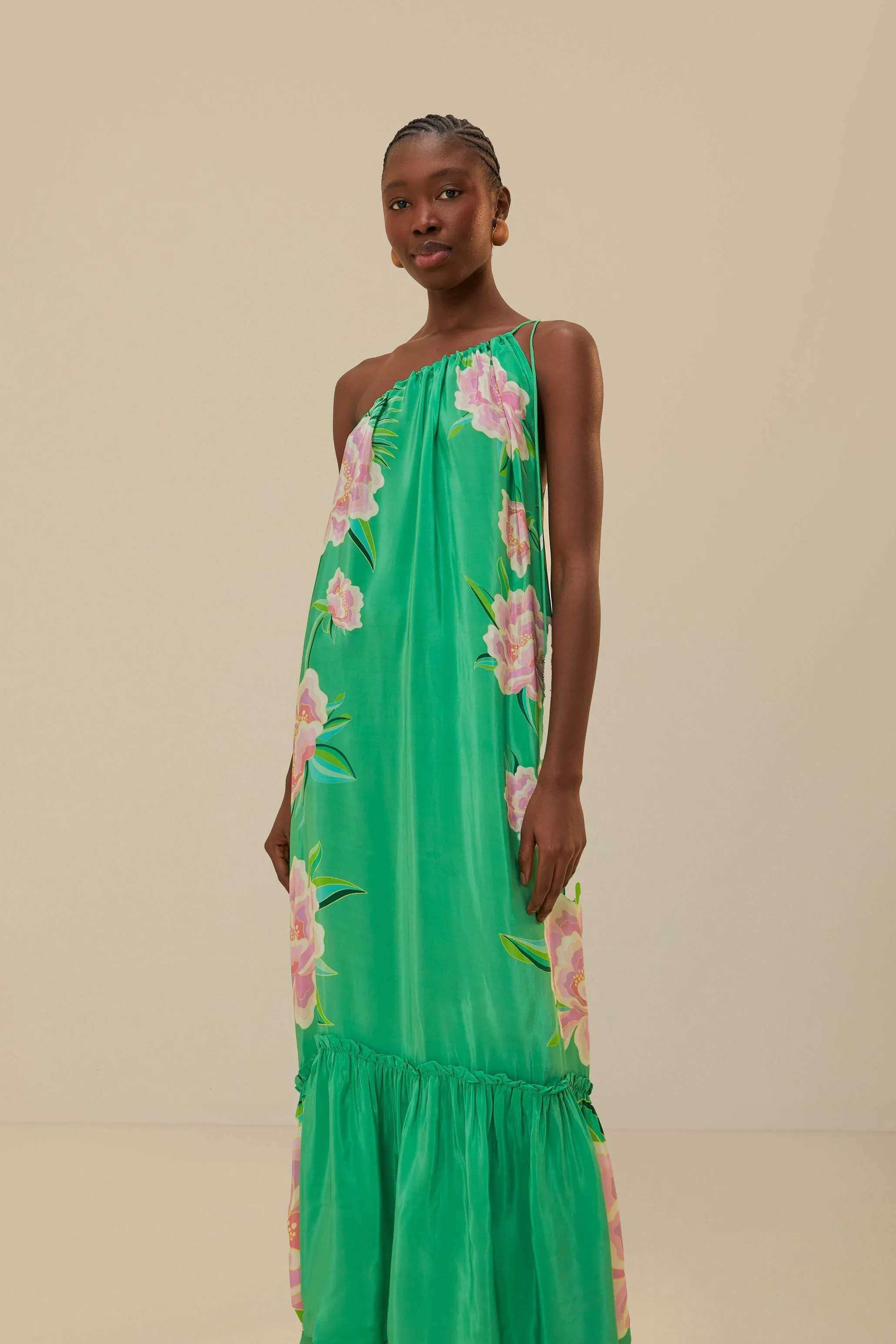 Green Floral Vibing Maxi Dress sold by FARM Rio product image thumbnail 2