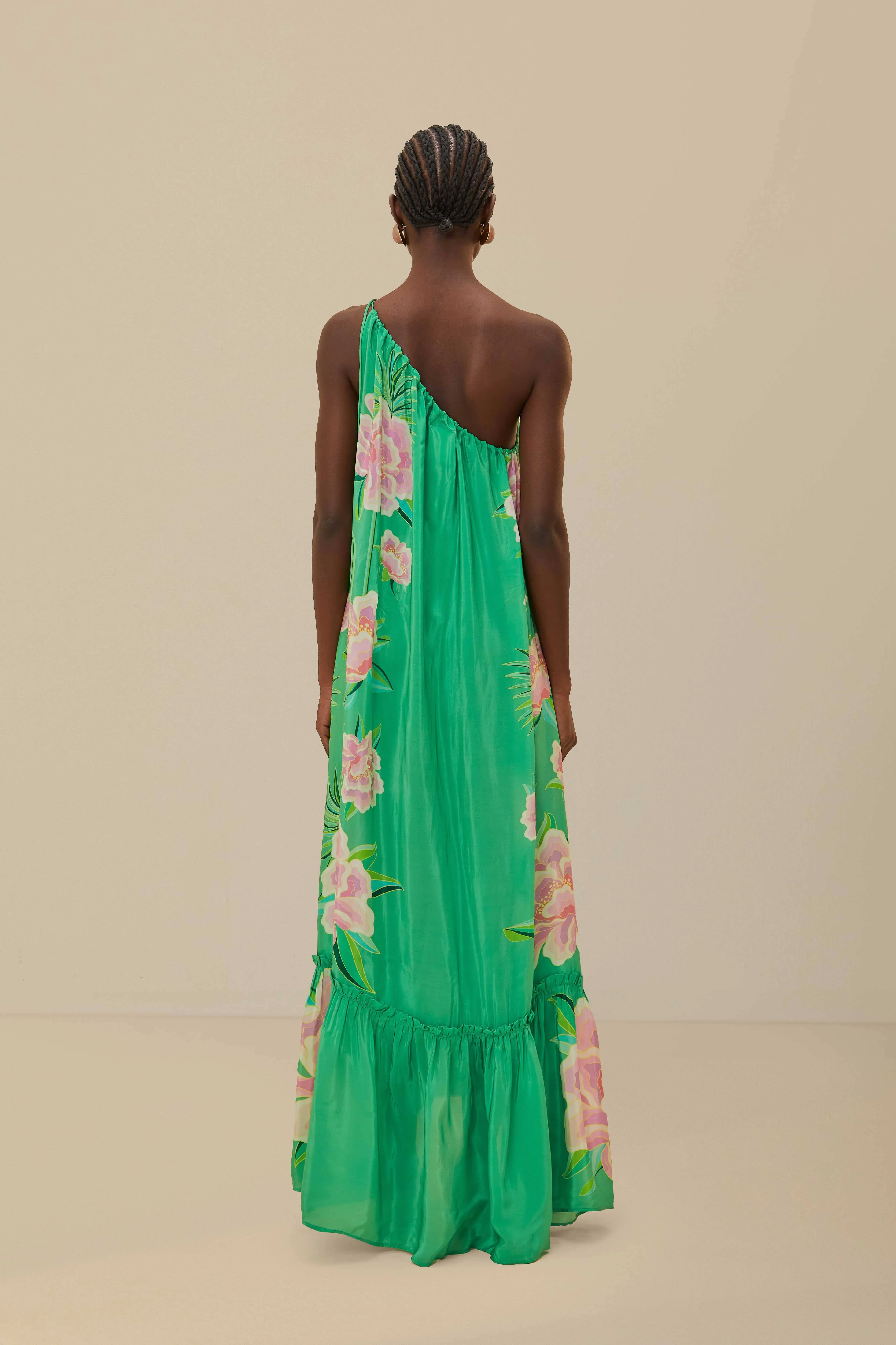 Green Floral Vibing Maxi Dress sold by FARM Rio product image thumbnail 4