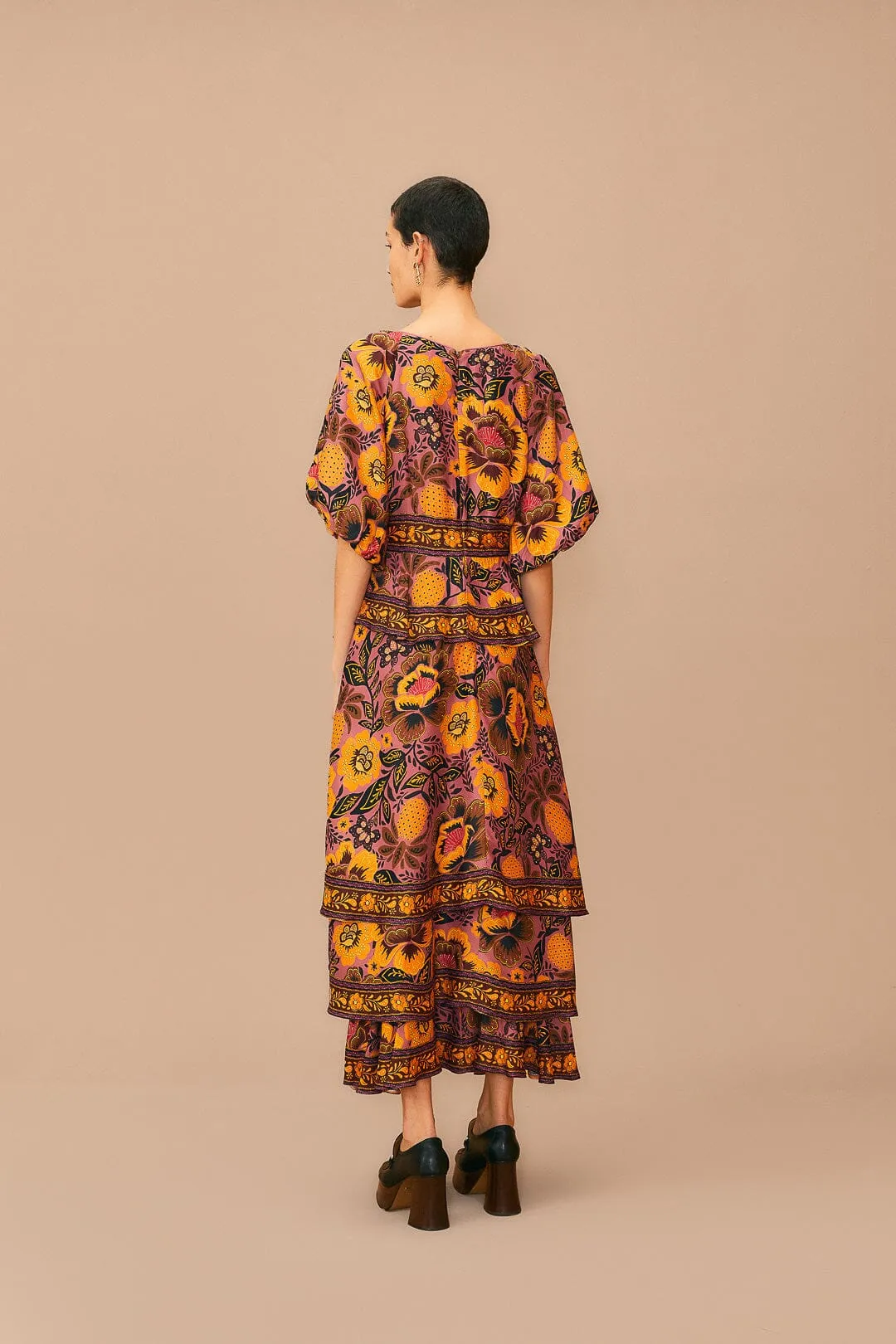 Blush Garden Bloom Maxi Dress sold by FARM Rio product image thumbnail 4