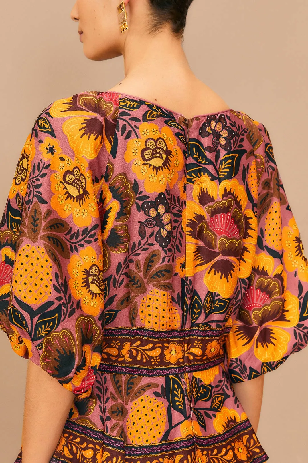 Blush Garden Bloom Maxi Dress sold by FARM Rio product image thumbnail 5