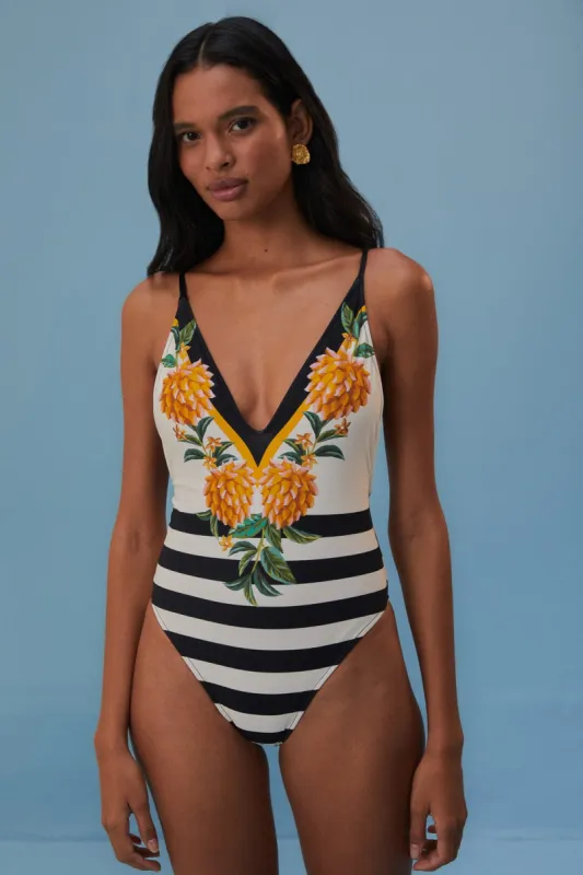 Biriba One-Piece Swimsuit sold by FARM Rio