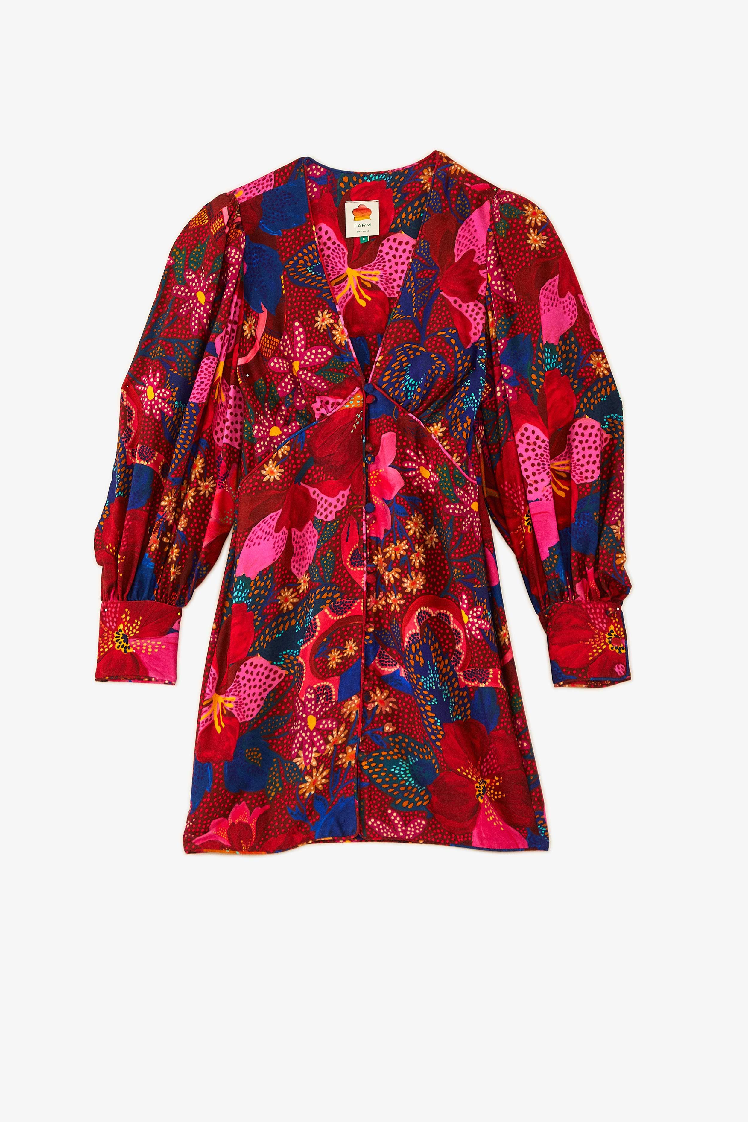 Red Wild Life Mini Dress sold by FARM Rio product image thumbnail 6