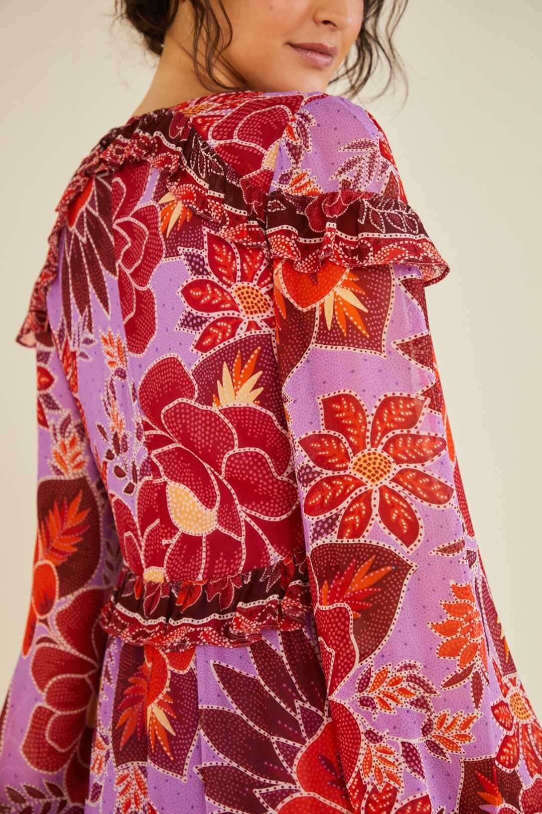Sweet Floral Maxi Dress sold by FARM Rio product image thumbnail 5