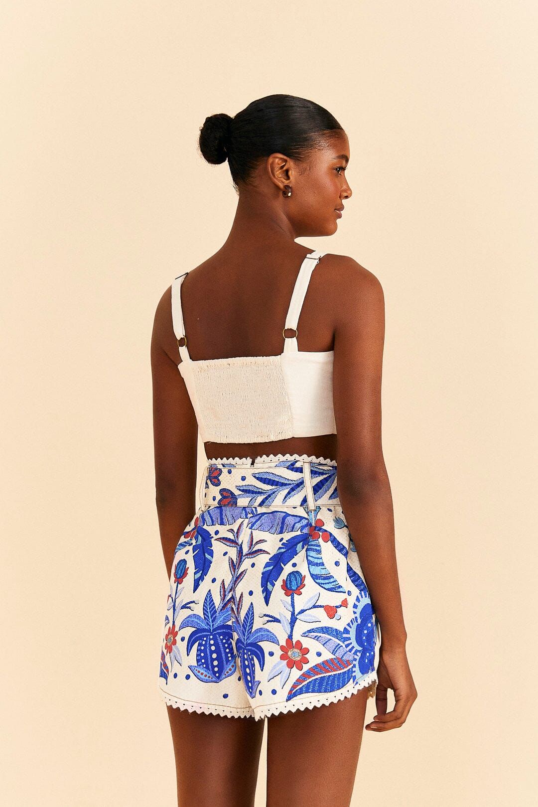 Off-White Jungle Chic Shorts sold by FARM Rio product image thumbnail 4