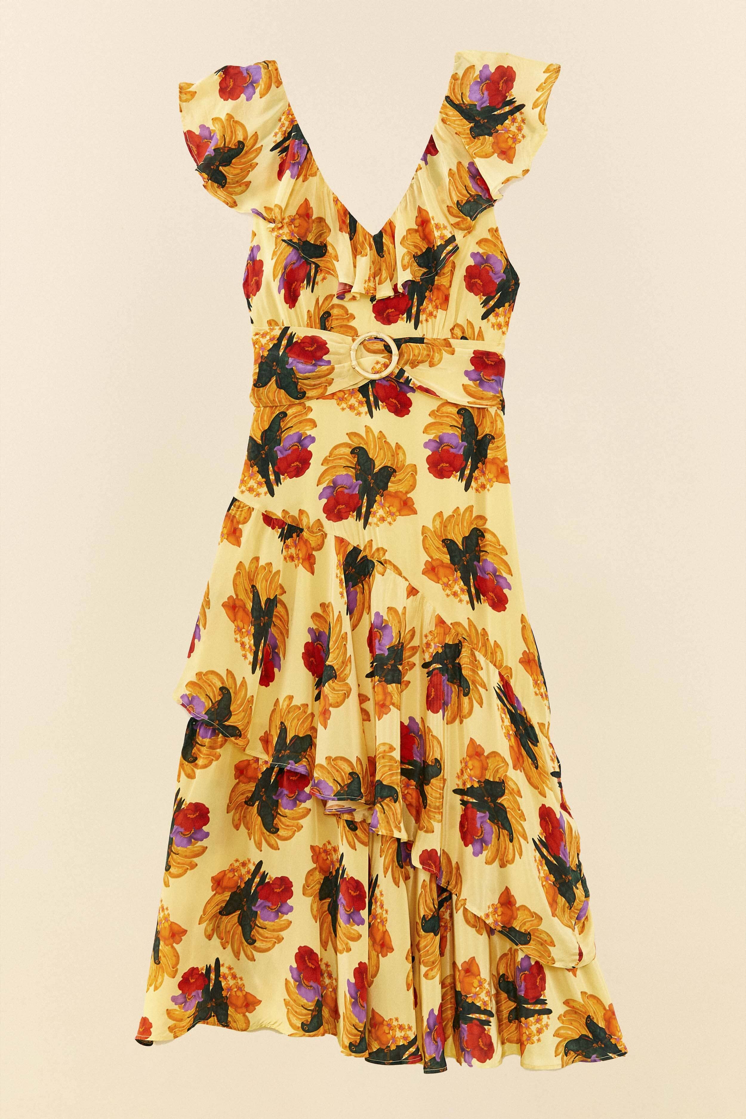 Banana Nest Midi Dress sold by FARM Rio product image thumbnail 5