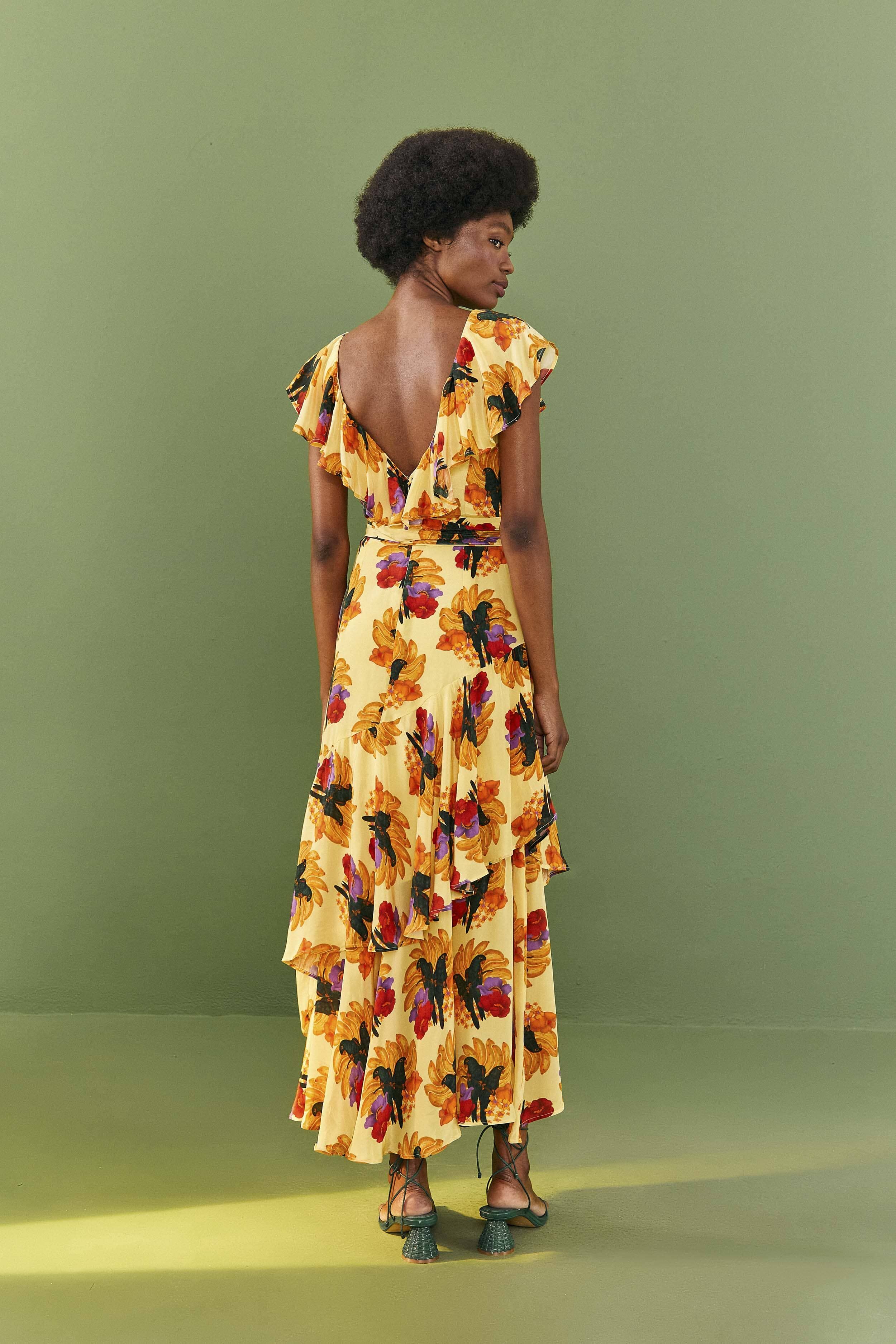 Banana Nest Midi Dress sold by FARM Rio product image thumbnail 3