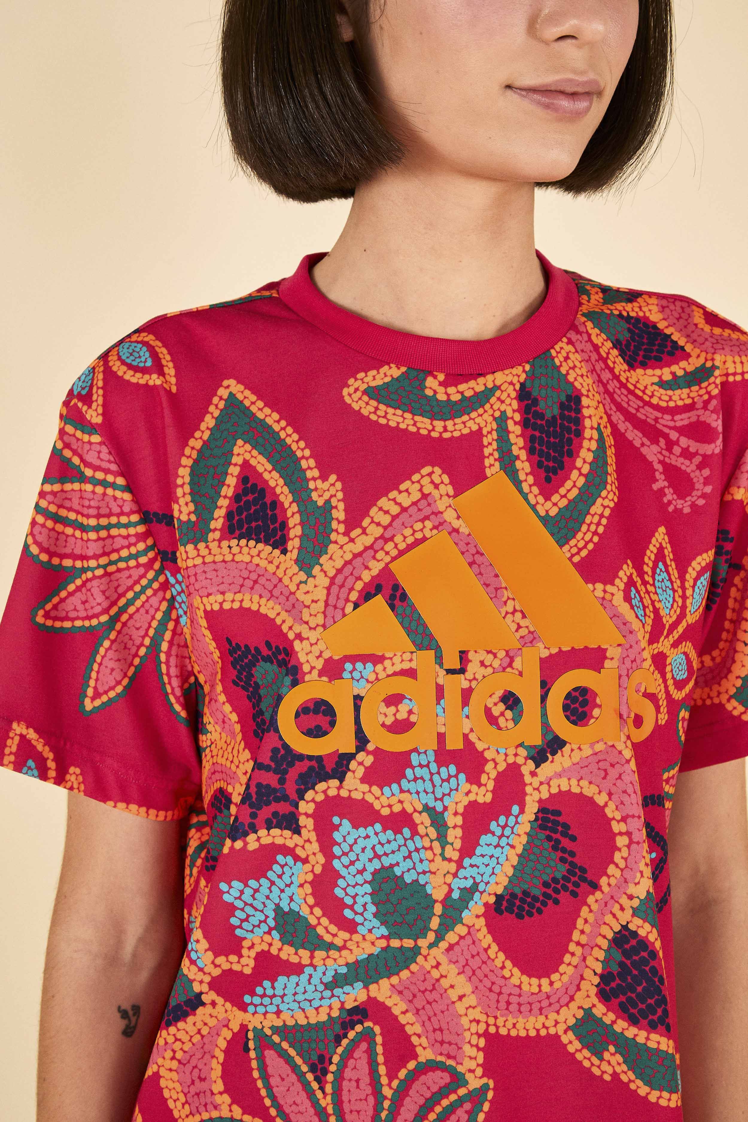 ADIDAS FARM GFX Tee Vivid Berry sold by FARM Rio product image thumbnail 2