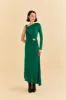 Emerald One Shoulder Midi Dress sold by FARM Rio
