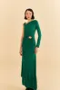 Emerald One Shoulder Midi Dress sold by FARM Rio