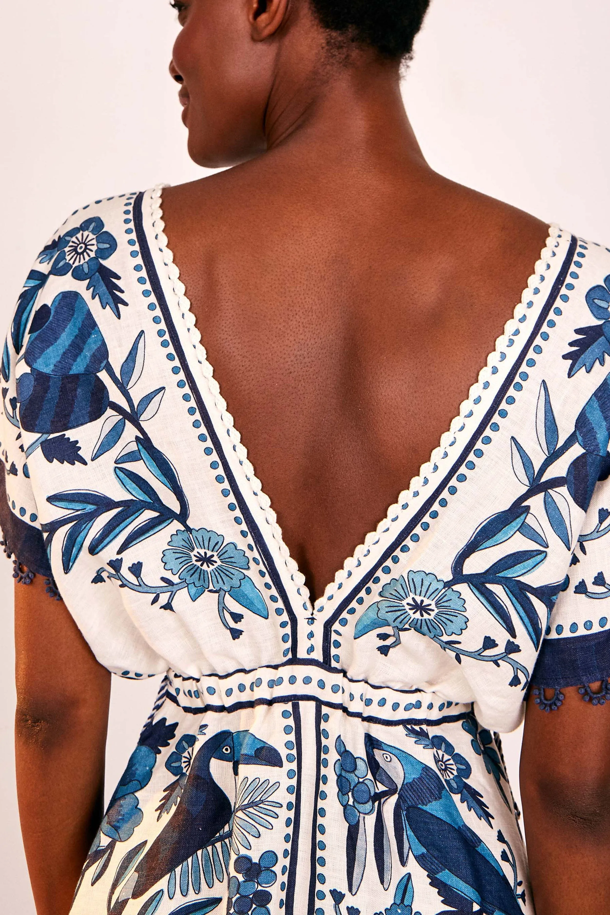 Tropical Tiles Mini Dress sold by FARM Rio product image thumbnail 3