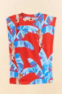 Red Sweet Jungle Organic Cotton T-Shirt sold by FARM Rio