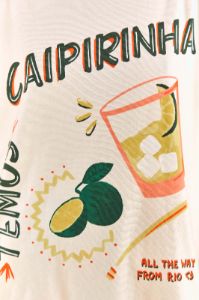 White Caipirinha T Shirt sold by FARM Rio
