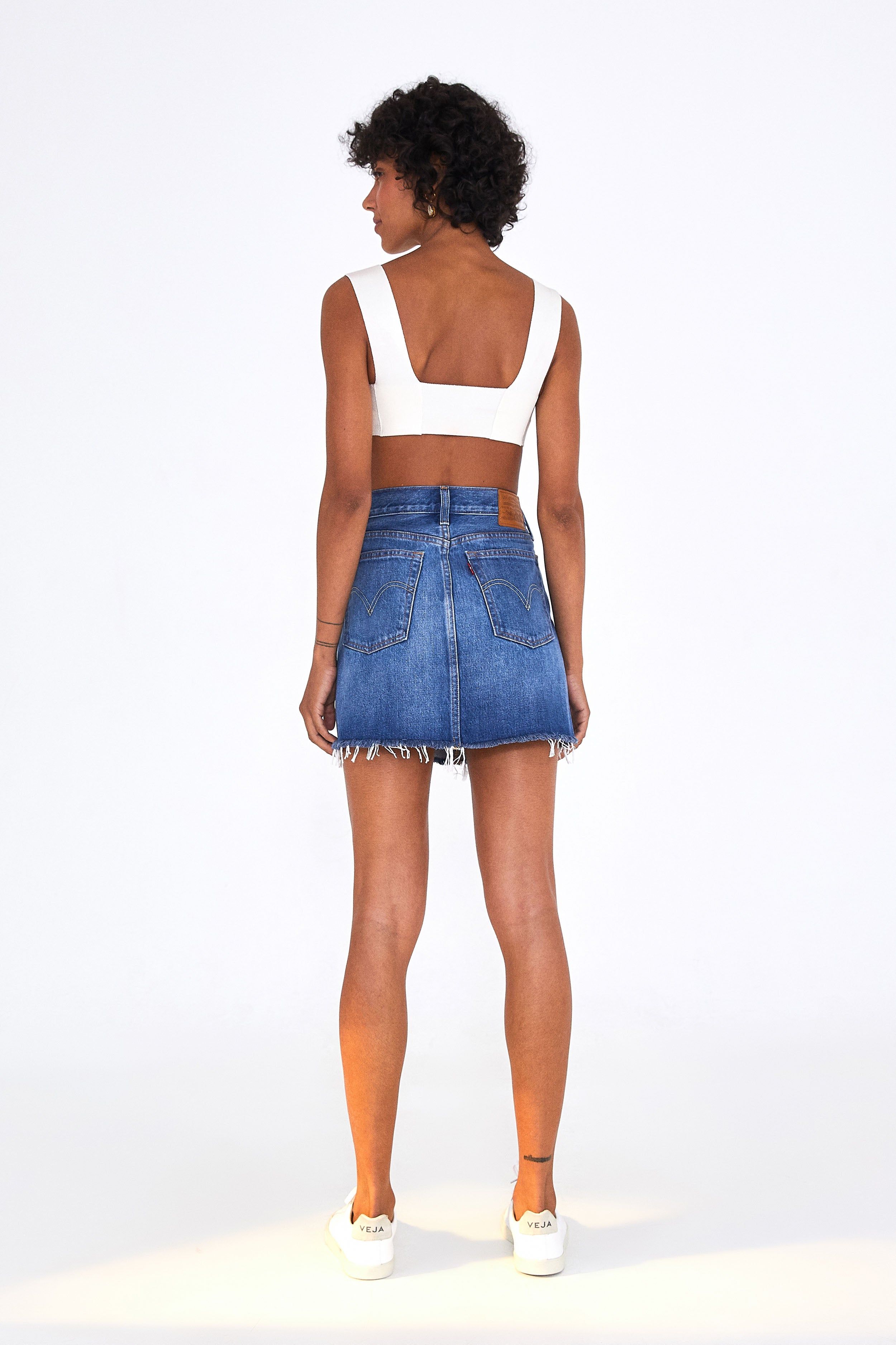 LEVI'S DECONSTRUCTED MINISKIRT sold by FARM Rio product image thumbnail 2