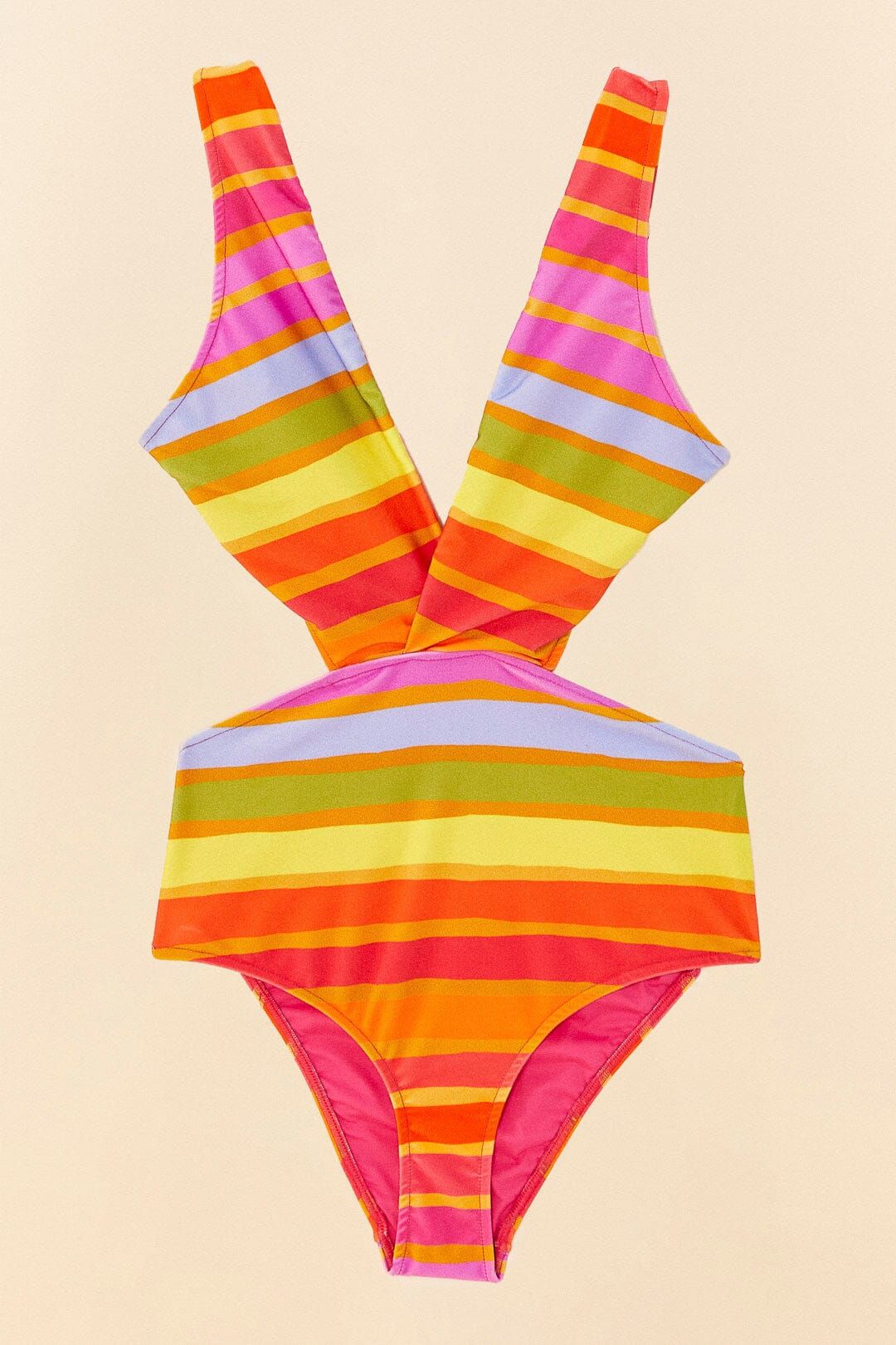 Shiny Stripes One Piece Swimsuit sold by FARM Rio product image thumbnail 6