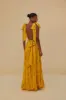 Yellow Gold Sun Jacquard Maxi Dress sold by FARM Rio