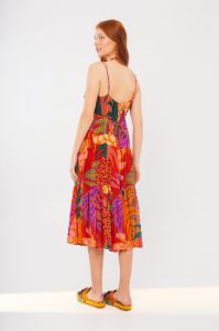 GRAPHIC JUNGLE MIDI DRESS sold by FARM Rio