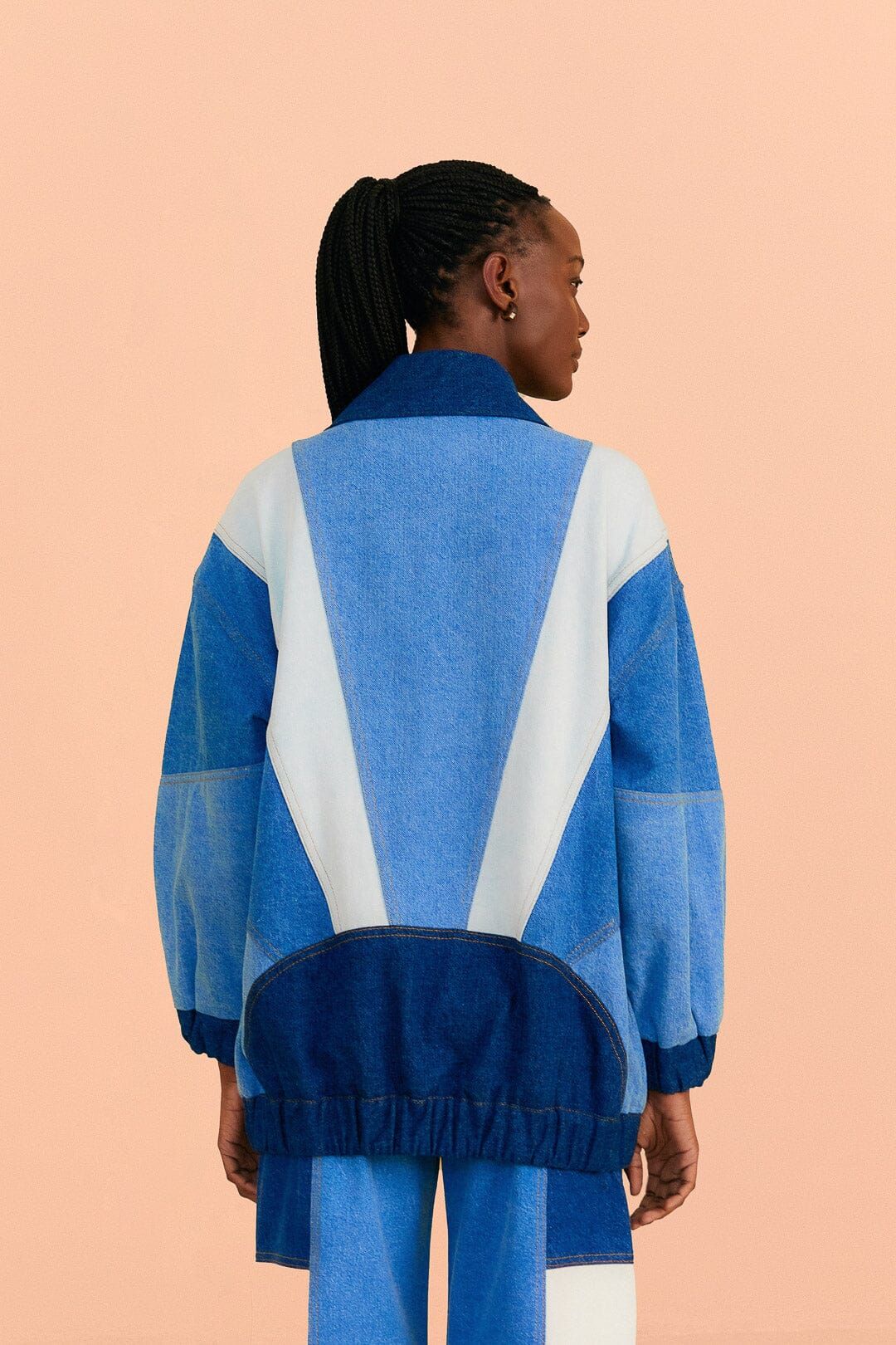 Patchwork Denim Jacket sold by FARM Rio product image thumbnail 3