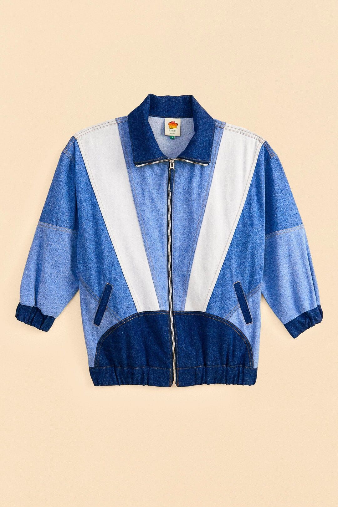 Patchwork Denim Jacket sold by FARM Rio product image thumbnail 5