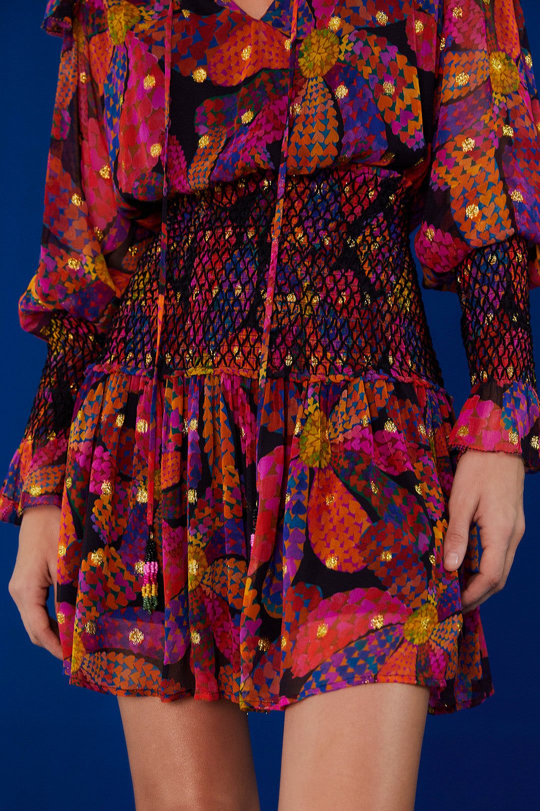 Black Heart Daisy Mini Dress sold by FARM Rio product image thumbnail 4