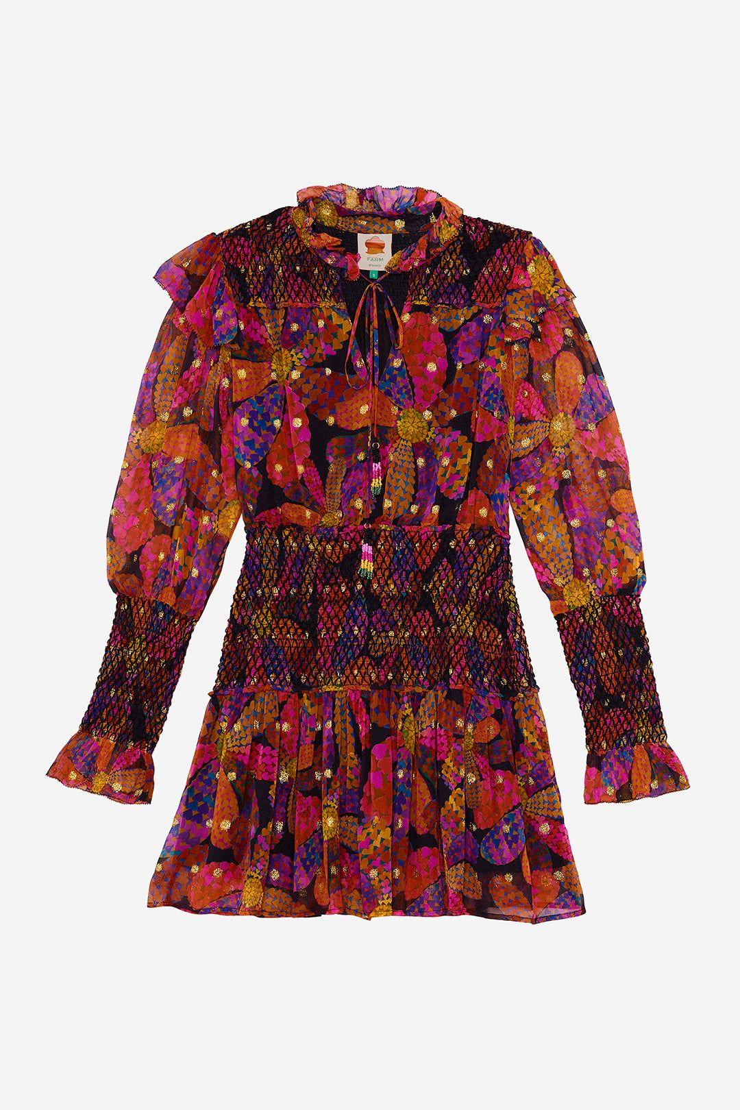 Black Heart Daisy Mini Dress sold by FARM Rio product image thumbnail 7