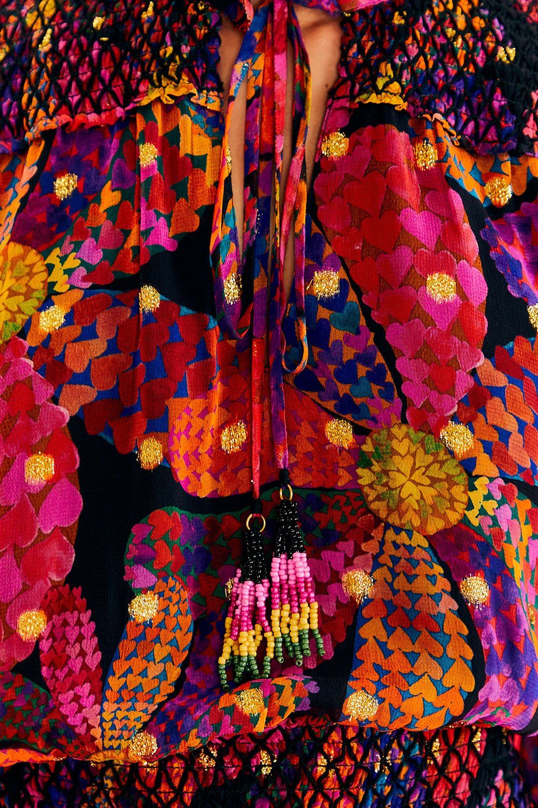 Black Heart Daisy Mini Dress sold by FARM Rio product image thumbnail 6