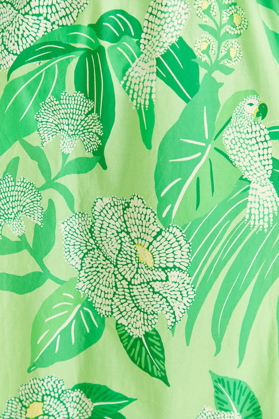 Green Dewdrop Floral Midi Dress sold by FARM Rio product image thumbnail 4