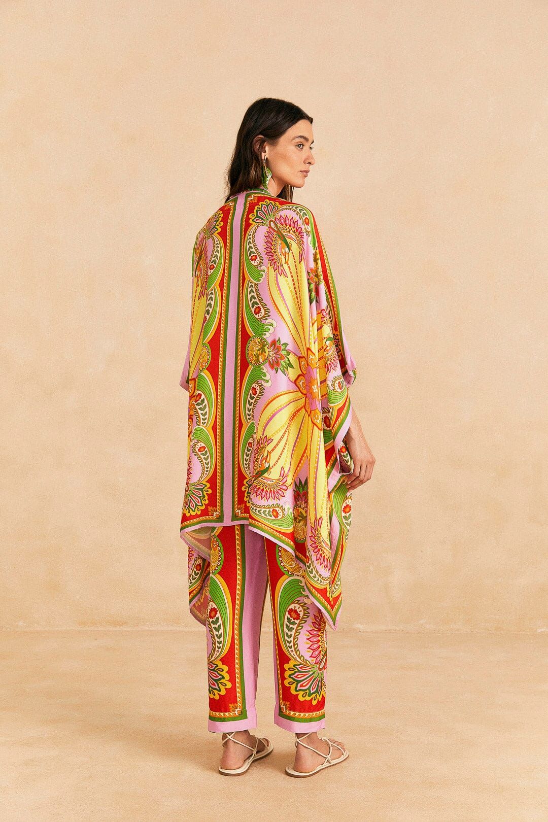 Beach Toucans Scarf Lenzing™ Ecovero™ Viscose Kimono sold by FARM Rio product image thumbnail 4