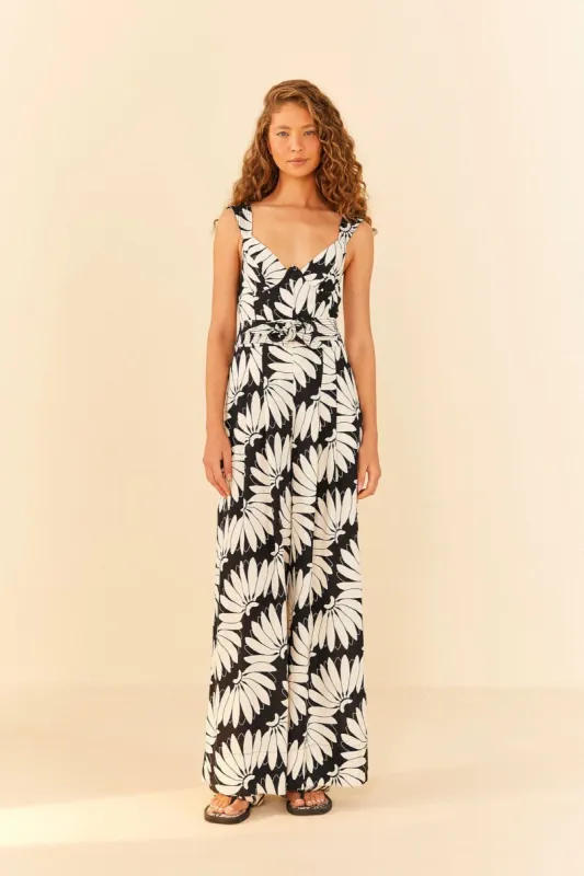 Black Copacabana Jumpsuit sold by FARM Rio