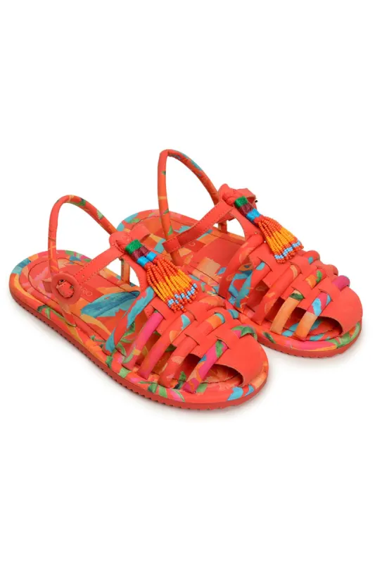 TROPICAL TUBE STRAP SANDAL sold by FARM Rio