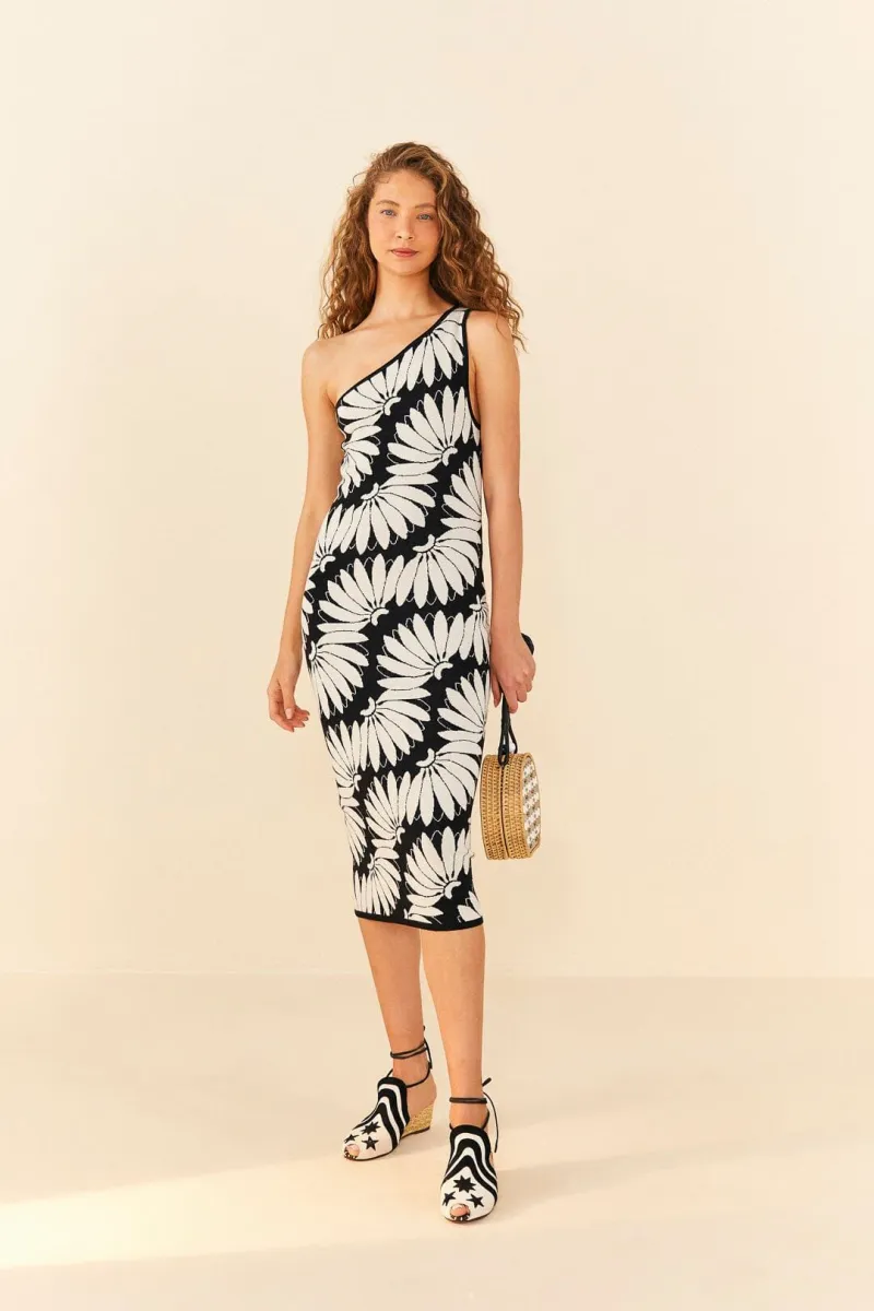 One Shoulder Knit Dress | Whistles US |