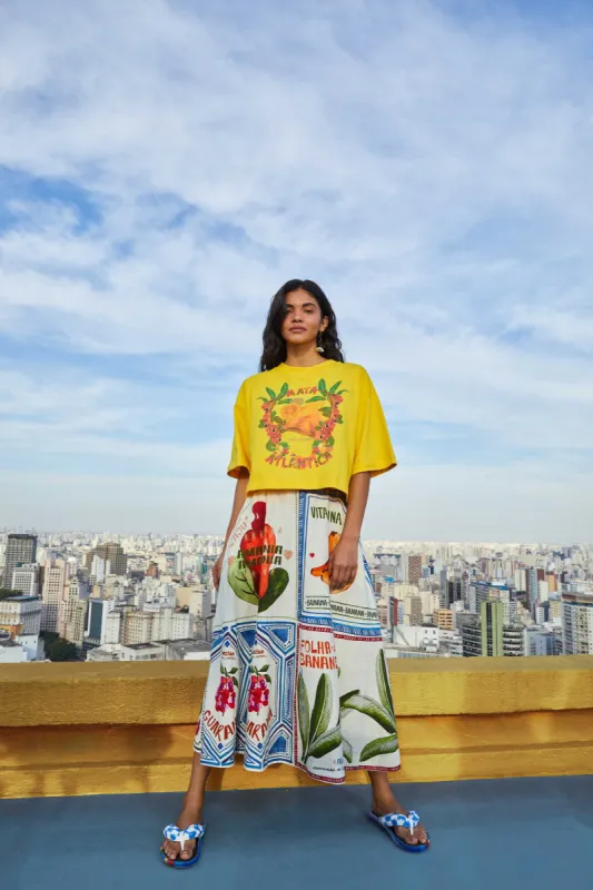 Yellow Mata Atlantica T Shirt sold by FARM Rio