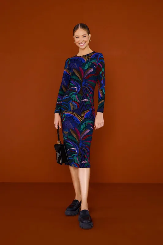 Amazonia Night Lenzing™ Ecovero™ Viscose Midi Dress sold by FARM Rio