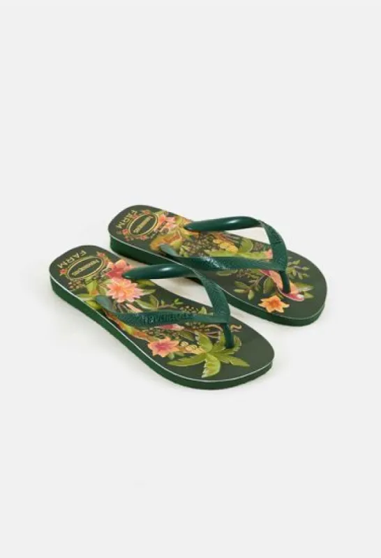 GREEN SOLAR FOREST HAVAIANAS SANDALS sold by FARM Rio