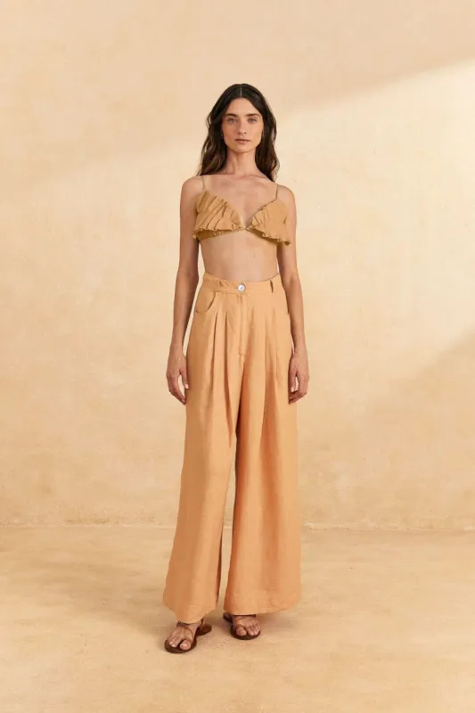 Dark Sand Pants sold by FARM Rio