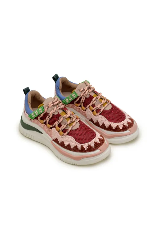 Multicolored Embroidered Sneaker sold by FARM Rio