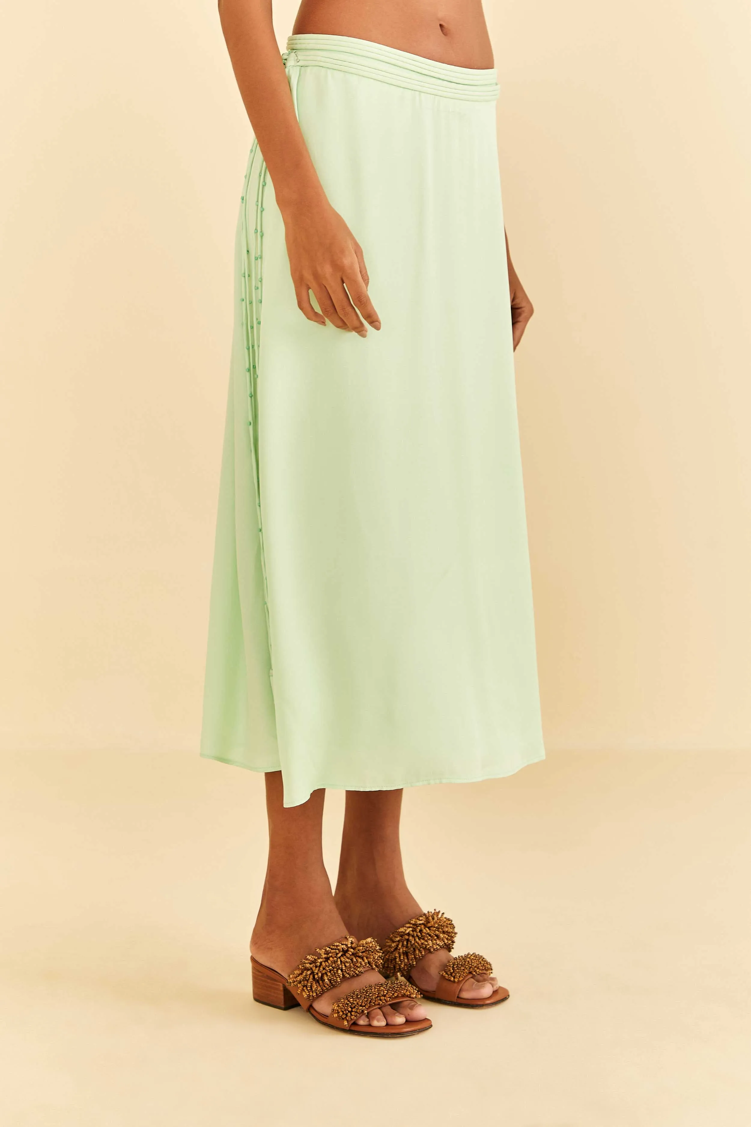 Mint Midi Skirt sold by FARM Rio product image thumbnail 2