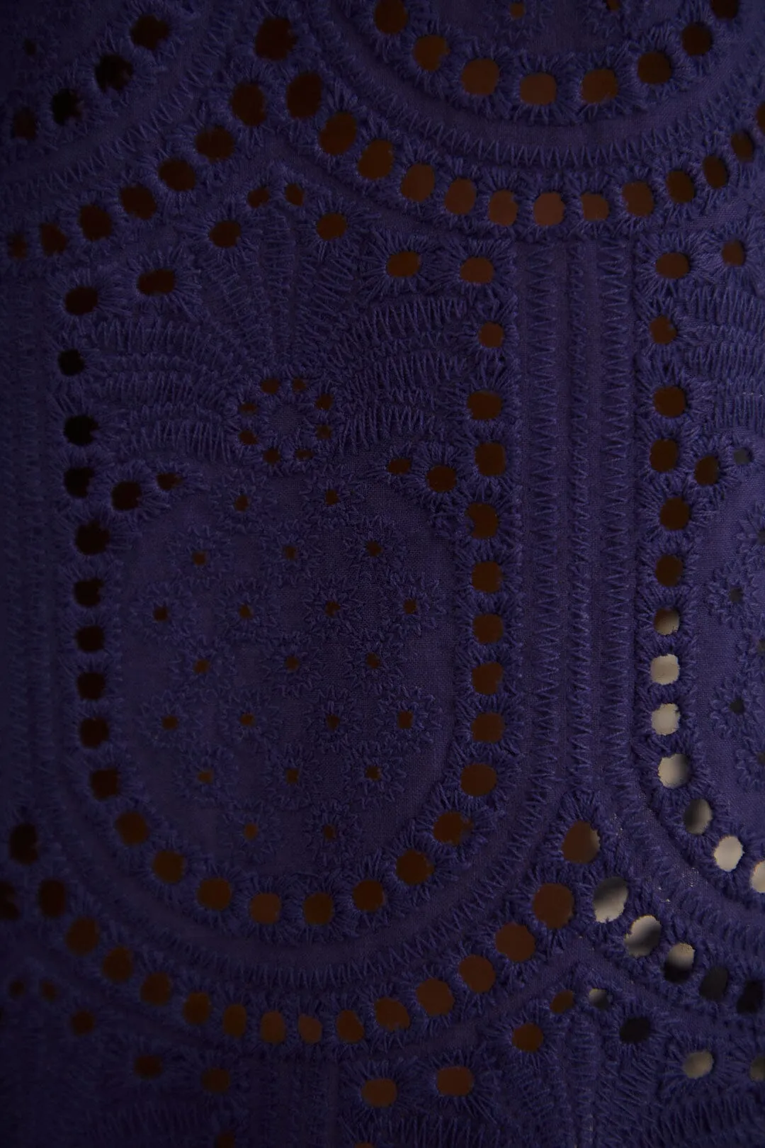 Navy Blue Pineapple Eyelet Pants sold by FARM Rio product image thumbnail 5