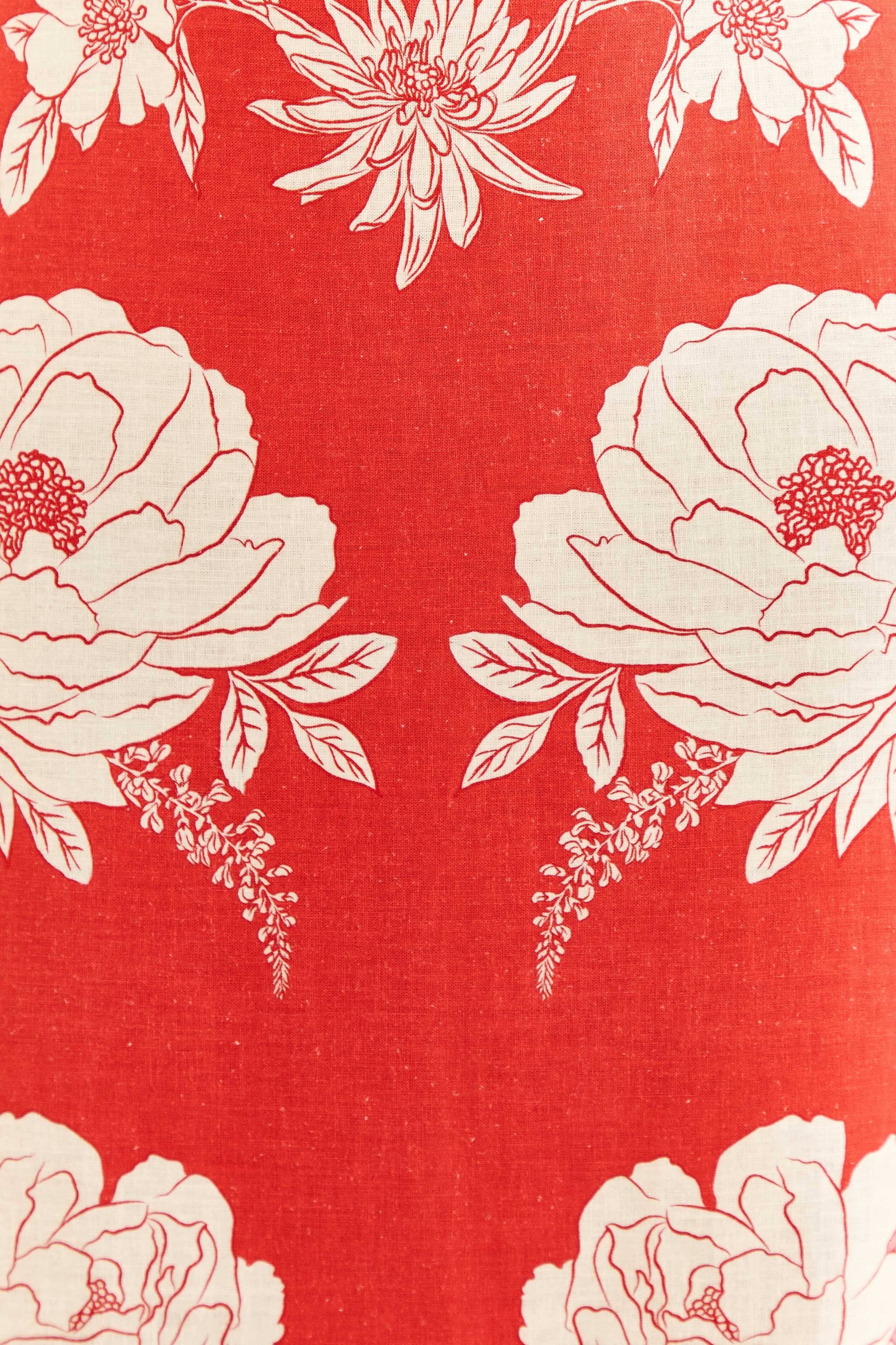 Pink Soft Garden Halter Neck Midi Dress sold by FARM Rio product image thumbnail 6